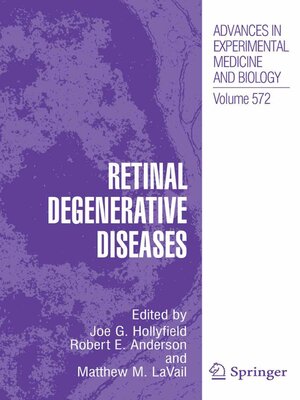 cover image of Retinal Degenerative Diseases